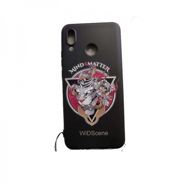 Black Phone Case with Tiger Design for HUAWEI NOVA3